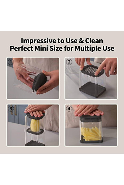 DLC Multifunctional Vegetable Cutter with 4 Interchangeable Blades 36355