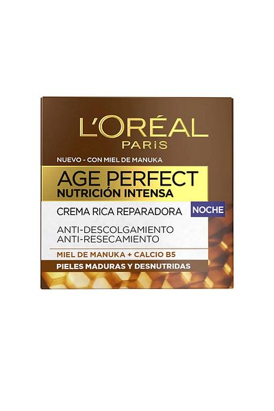 L'Oreal Paris Crema faciala de noapte nutritiva si reparatoare, AGE PERFECT NUTRICIÓN INTENSA, 50 ml