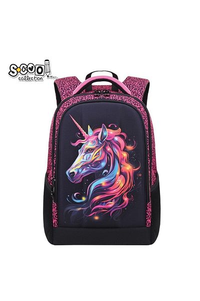 Lush Fashion Ghiozdan Ergonomic Fantasy Unicorn 40x29x14cm