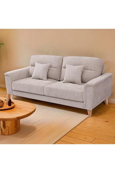 Home Box Lima NXT 3-Seater Fabric Sofa with 2 Cushions