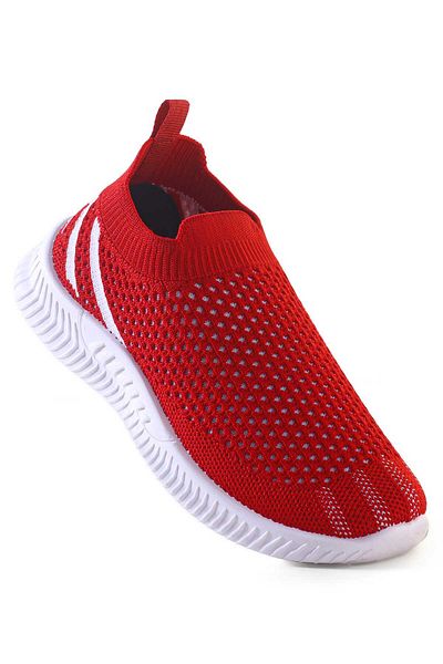 Pine kids Pine Kids Slip On Knitted Shoes - Red