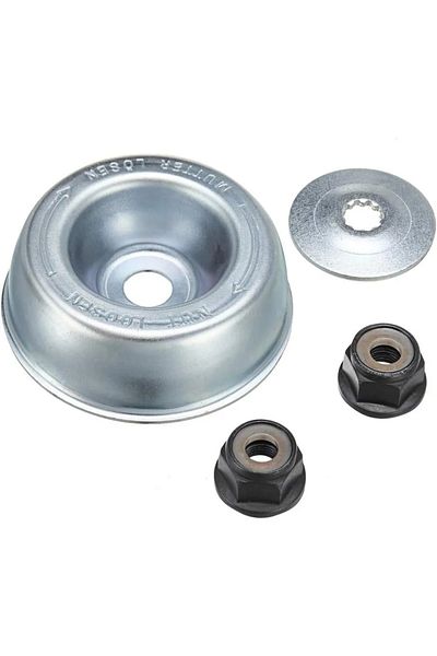 Choice 4pcs 4pcs Metal Blade Fixing Kit With 2 Sizes Of Nuts Replacement For SFS120 200 250 56R 80 Strimmer