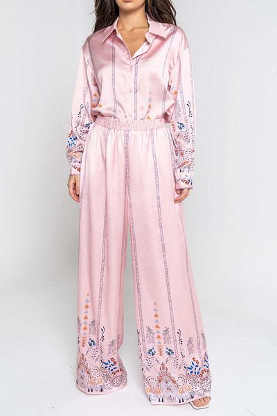 mica Women's Wide-Leg Printed Palazzo Pants