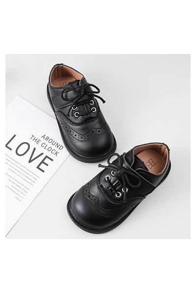 Mark & Mia Mark & Mia Lace Up School Shoes/Formal and Party Wear Shoes - Black