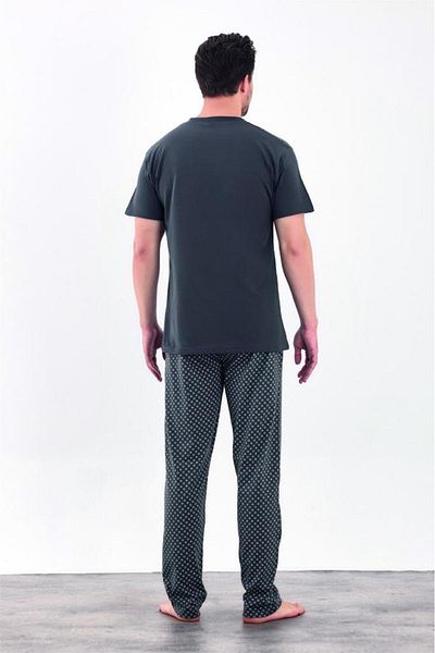 Estiva 100% Cotton Interlock Short Sleeve Men's Pajama Suit