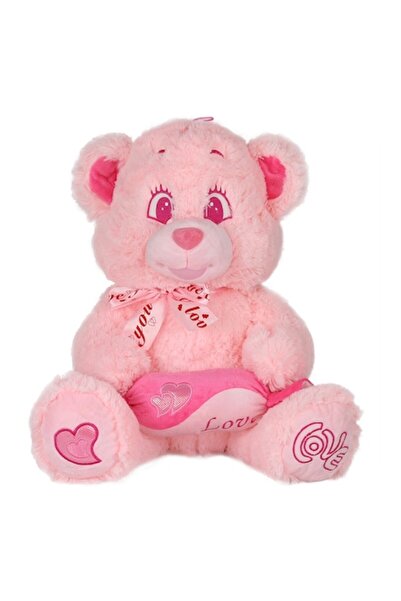 E EFRALL Jucarie plus Amek, urs cu bomboana, 50 cm, roz