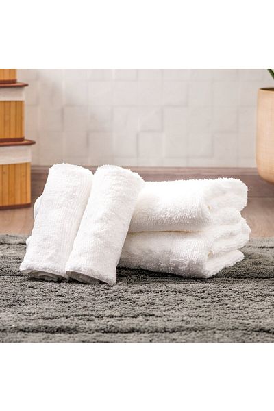 Cottage cloud towel in white 140*70cm