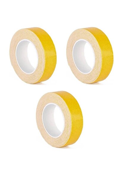 Genel Markalar Çift Taraflı Köpük Bant 16mm 1,5 Metre 3 Adet Çift Taraflı Ban...