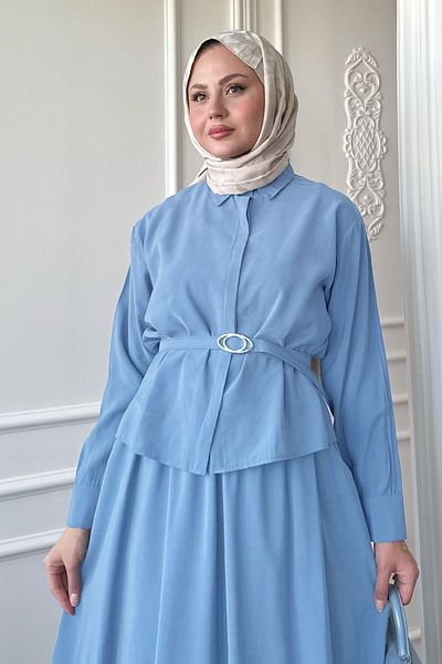 InStyle Βρεφικό Σετ με Λεπτή Ζώνη και Φούστα