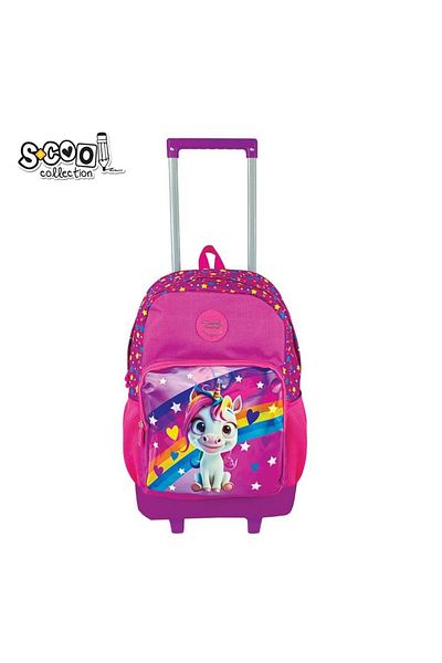 Lush Fashion Ghiozdan Trolley Unicorn 45x32x16.5cm