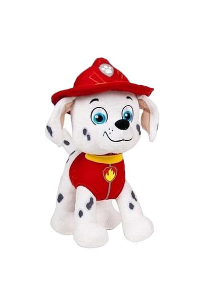 PAW PATROL Stuffed Toy 30 cm for Kids Nickelodeon Paw Patrol Marshall, White