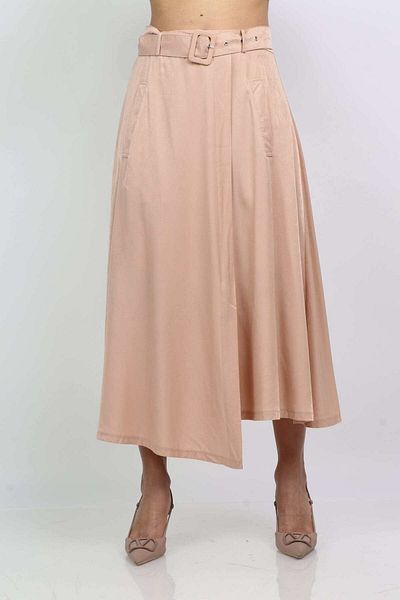 mica Women's Midi Wrap Skirt with Pockets