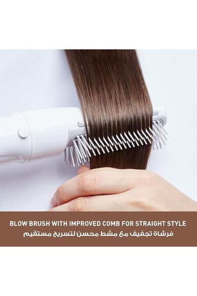 PANASONIC Eh-Ka31 Hair Styler Blow Brush 3 Attachments