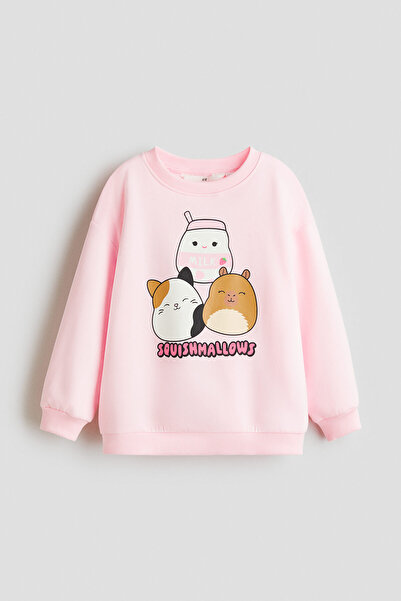 H&M Baskılı Sweatshirt