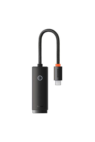 Baseus Adaptor de rețea WKQX000301, USB-C - RJ45 Gigabit, Negru