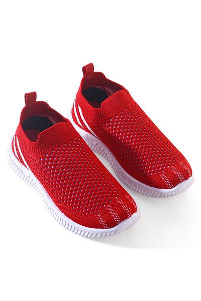 Pine kids Pine Kids Slip On Knitted Shoes - Red