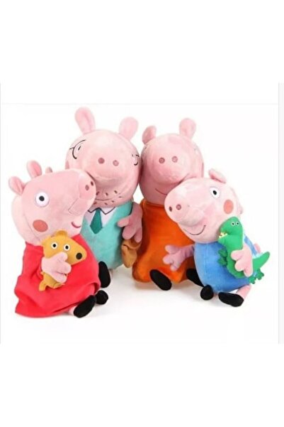 E EFRALL Set 4 Jucarii de plus Peppa Pig-30 cm