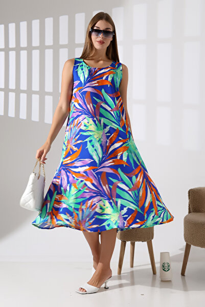 LİKAPA Καλοκαιρινό φόρεμα βισκόζης 2691