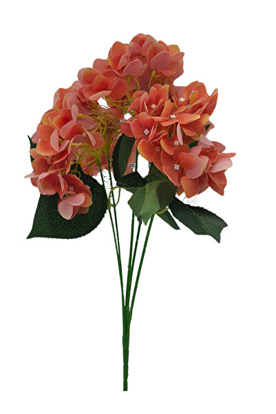 Çınar çiçekçilik باقة زهور الهورنتيس الاصطناعية المبللة 5 فروع بطول 45 سم