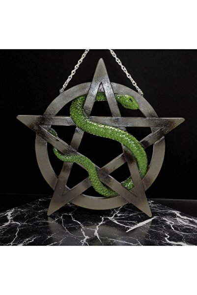 Kuzey Tacı Power of the Snake – Pentagram Wall Ornament 24 cm Decorative Vip