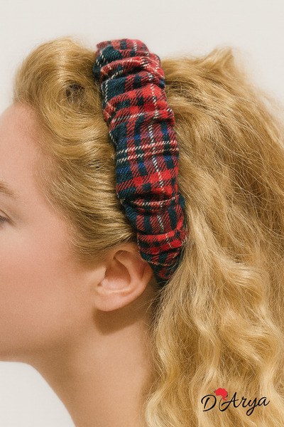 Darya Dd472 Red Plaid Crown