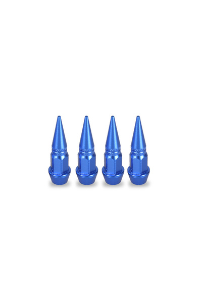Choice7 أغطية صمامات إطارات السيارات والدراجات النارية من QMM-DK-Blue، 4 قطع،...