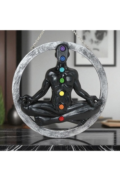 Kuzey Tacı Polyester Wall Hanging 7 Chakra Stylish Decorative Avant-Garde Vip