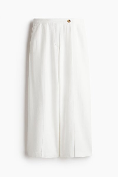 H&M Keten Karışımlı Şık Pantolon