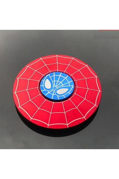 LRS STORE Round Metal Stress Wheel Spiderman Themed Long Time Spinning Fidget Spinner