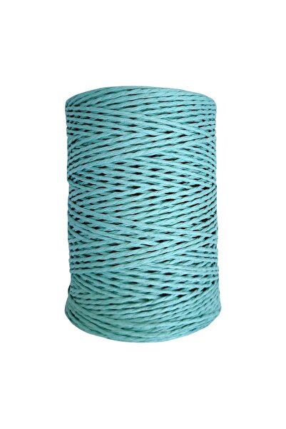 TıkTık AL Mint Yeşili Kağıt İp Örgü İpi 200 Gr Hazır Sarılmış