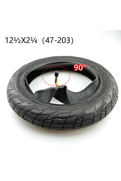 Choice1 إطار أنبوبي مقاس 12.5 بوصة + عجلات وجنوط من سبيكة 62-203 مقاس 12 1/2 ...