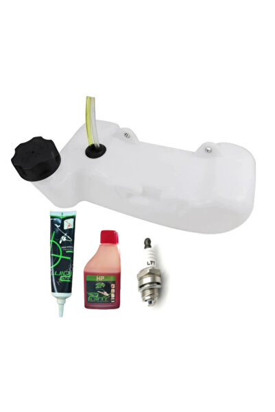 HSGL Motorlu Tırpan 2 Delik Komple Yakıt Deposu 2T 100ml yağ 120gr gress buji...