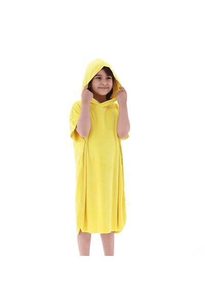 RJ Children's bathrobe - yellow - from 9 to 14 years