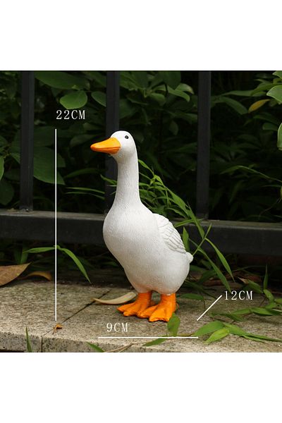 Choice zhonghaozhangli Duck Statues Landscape Ornament Farm Animal Simulation Model Statue Toy Chicken Duck