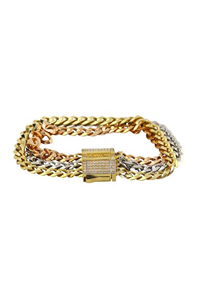 Altınkaynak 14 Ayar Altın Tasarım Bileklik - 0192635