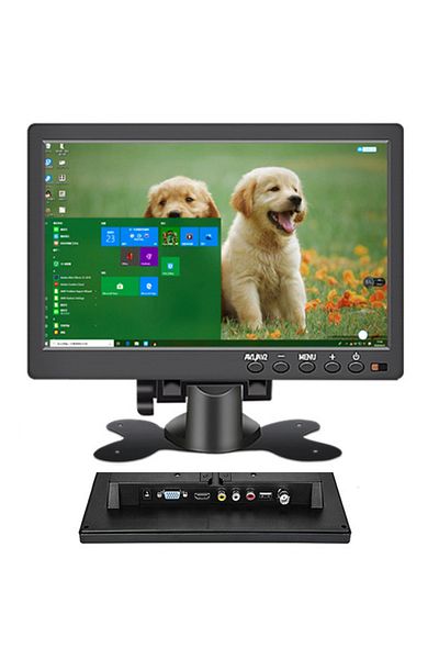 Choice شاشة سيارة رقمية عالية الدقة مقاس 10.1 بوصة، شاشة LCD 1024*600 IPS مع HDMI VGA AV BNG SUB