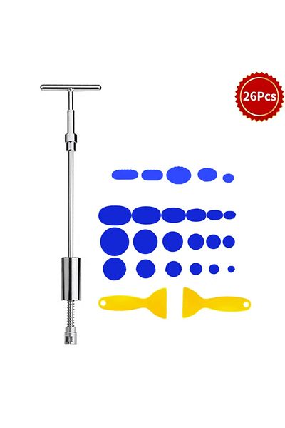 Choice Set 2-26Pcs PWS Car Dent Repair Tools Puller Removal Kit Slide Hammer Reverse Hammer Tool Body Sucti