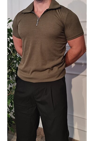 kastrioti Fermuarlı Polo Yaka