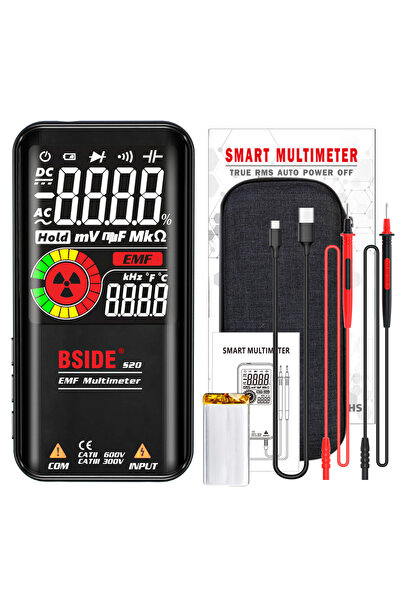 Choice S20 EMF - مقياس متعدد رقمي ليثيوم BSIDE S10 S11 S20 ذكي تيار مستمر تيا...