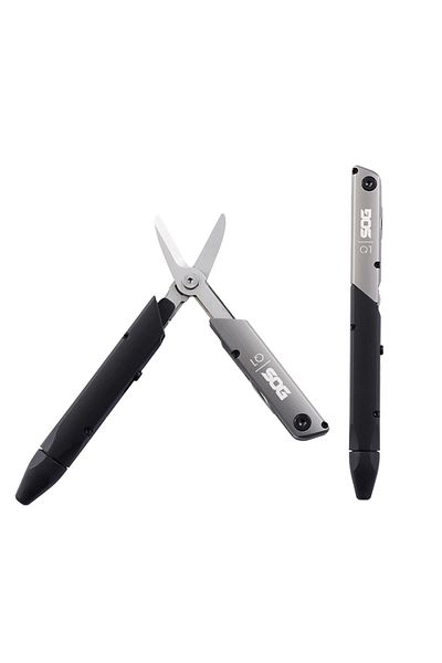 Choice 1pc 10cm-14.9cm Q1 SOG 4 in 1 BATON Q1 Multi-Tool Folding Scissors EDC Tactical Pen Multifunctional