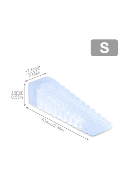 Choice1 قطعة واحدة من سدادة الباب المنزلية المضادة للصدمات، سدادة باب سيليكون...