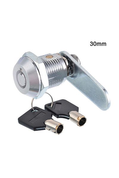 Choice 30mm Cylinder Locks Door Cabinet Mailbox Padlock Drawer Cupboard Box Lock With 2 Keys Cam Locks For