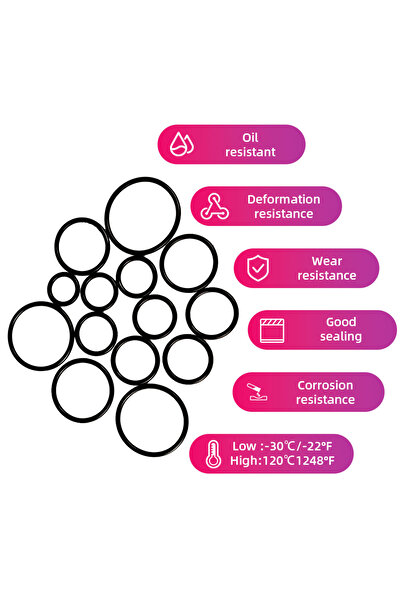 Choice مجموعة متنوعة من حلقات ختم السيارة المحمولة على شكل حرف O لحلقة ختم السيارة العالمية لسباكة المرآب...