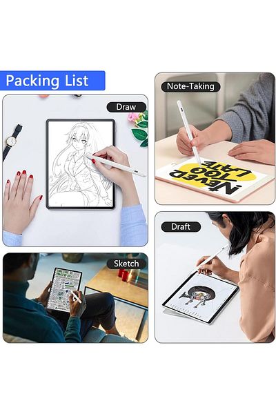 m.tk moveteck Tab M11 Tb-330Fu 11" Inch Compatible Tablet Pen Drawing and Writing Pen Stylus Active Pen 2Pcs Nibs