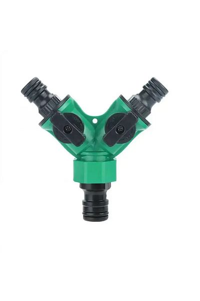 Choice SET A Garden Hose Splitter Garden Hose Connector with Faucet Watering Shut Off for Landscaping Flowe