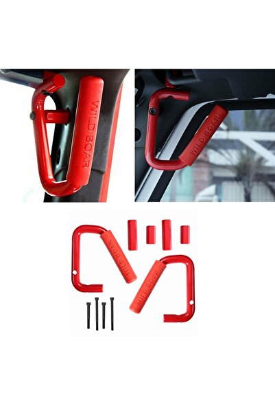 Choice3 مقبض أمامي أحمر، قضيب إمساك أمامي وخلفي، مقابض فولاذية للموديلات من 2...