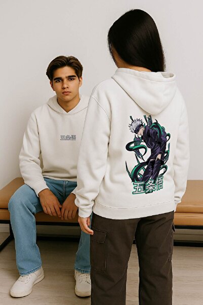 By Caspita Fashion Lenithra Jujutsu Kaisen Gojo Anime με στάμπα Unisex Oversi...