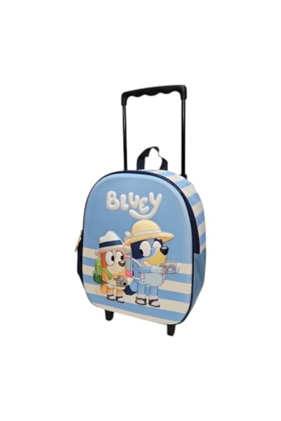 bluey Troler 3D, 32x26x11cm, multicolor, bretele ajustabile si intarite, Tourist,
