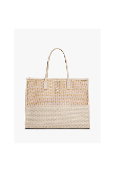 Tommy Hilfiger Th Aw0aw17640 Th Cıty Summer Tote Woven Kadın Çanta