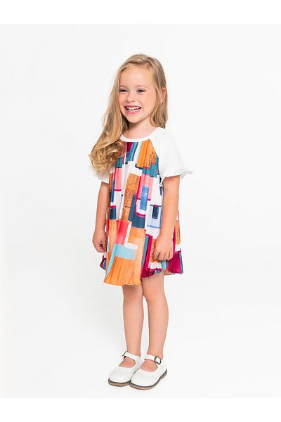 Lia Lea Baby Girl Patterned Dress